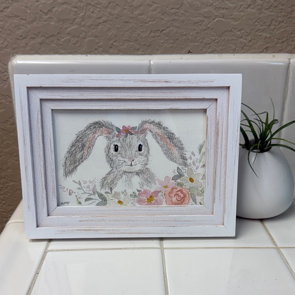 Hand Crafted Other - Hand crafted framed watercolor original 4x6